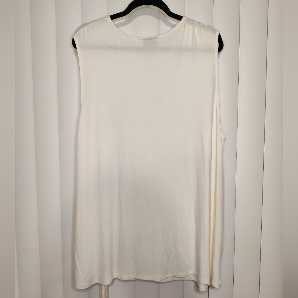 J Jill off white Sleeveless Blouse size 3x - Picture 2 of 3